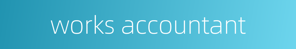 works accountant的同义词