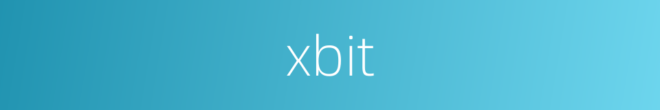 xbit的同义词