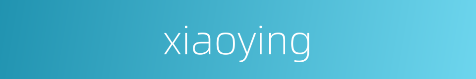 xiaoying的同义词
