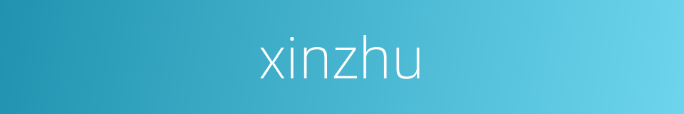 xinzhu的同义词