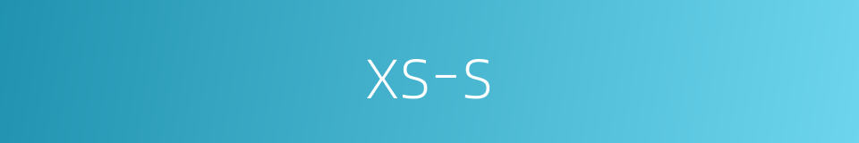 xs-s的同义词