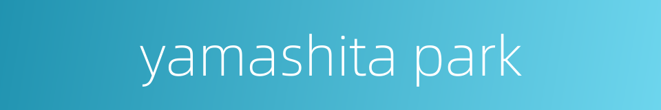 yamashita park的同义词