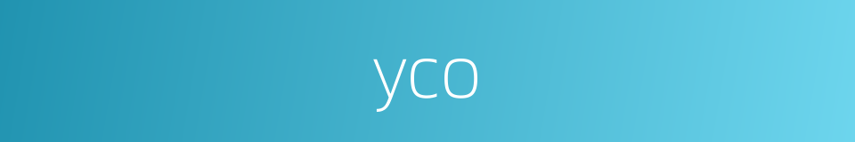 yco的同义词