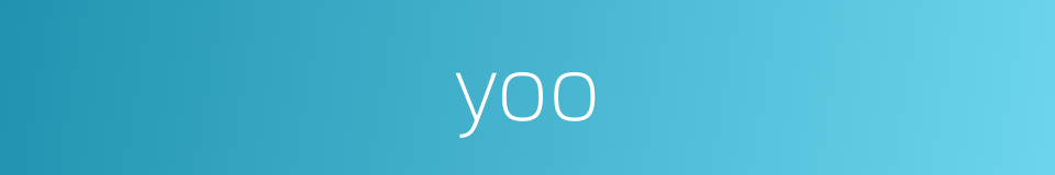 yoo的同义词
