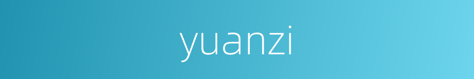 yuanzi的同义词