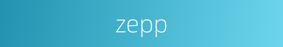 zepp的同义词
