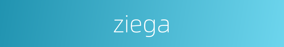 ziega的同义词