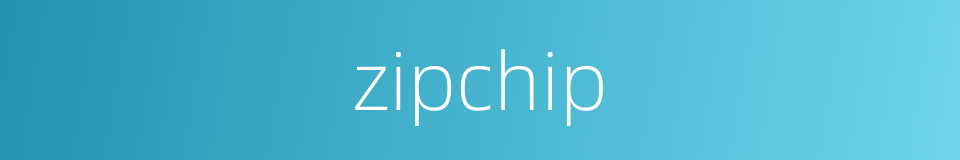 zipchip的同义词