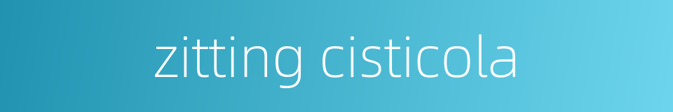 zitting cisticola的同义词