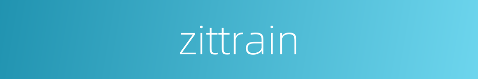 zittrain的同义词