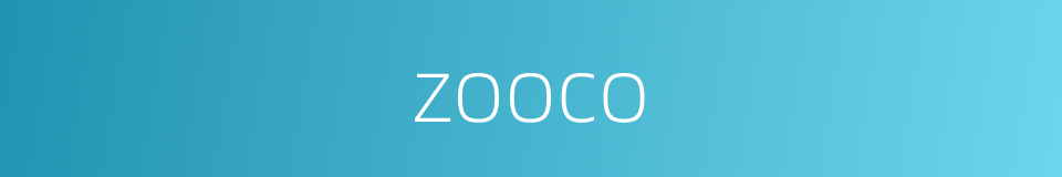 zooco的同义词