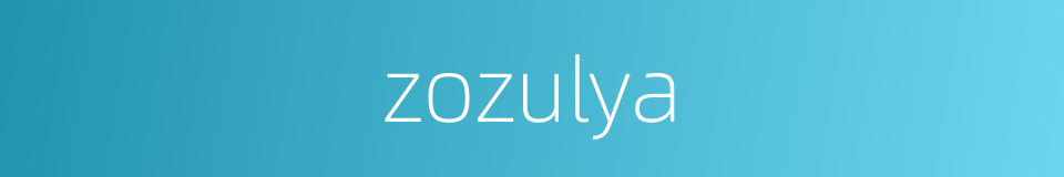 zozulya的同义词