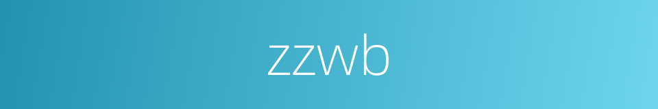zzwb的同义词